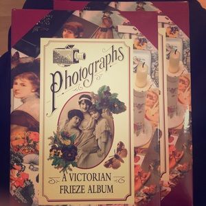 Beautiful Victorian Frieze Photo Albums